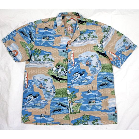 Paradise Found Other - Paradise Found Short Sleeve Button Front Shirt